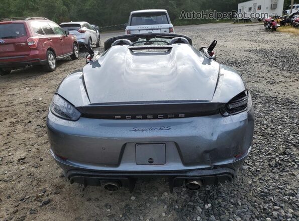 WP0CE2A8XRK240785 2024 PORSCHE BOXSTER Blue Widok z tyłu