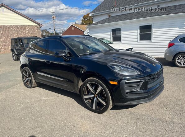 WP1AA2A50NLB01812 2022 PORSCHE MACAN Black Widok z przodu