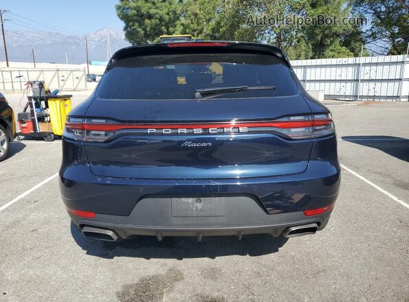 WP1AA2A58LLB05040 2020 PORSCHE MACAN Blue უკანა ხედი