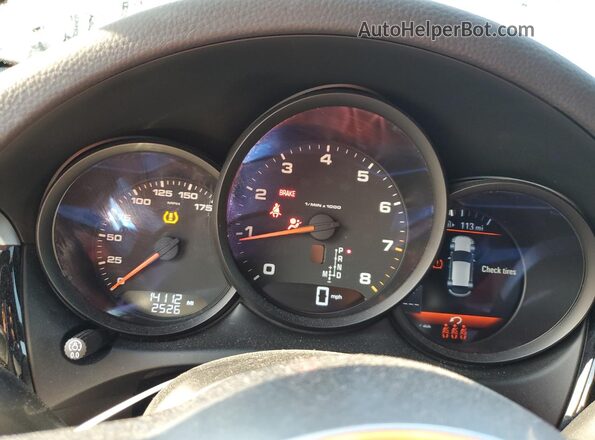 WP1AA2A58MLB12927 2021 PORSCHE MACAN Black Instrument cluster view