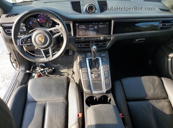 WP1AA2A58MLB12927 2021 PORSCHE MACAN Black Dashboard view