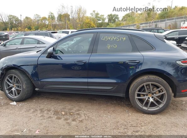 WP1AA2A59NLB08998 2022 PORSCHE MACAN Blue Панорамний вид салону 360°