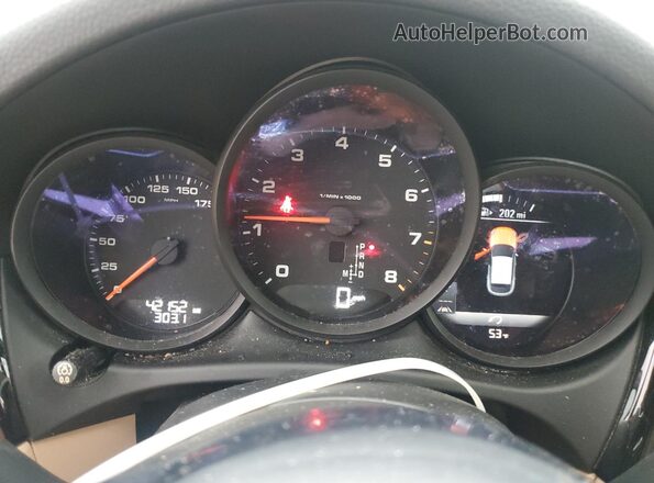 WP1AA2A5XLLB00888 2020 PORSCHE MACAN Black Вид щитка приладів