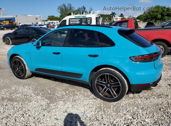 WP1AA2A5XLLB04715 2020 PORSCHE MACAN Turquoise Задня ліва чверть