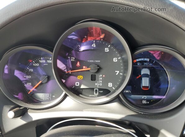 WP1AA2A5XLLB04715 2020 PORSCHE MACAN Turquoise Вид щитка приладів