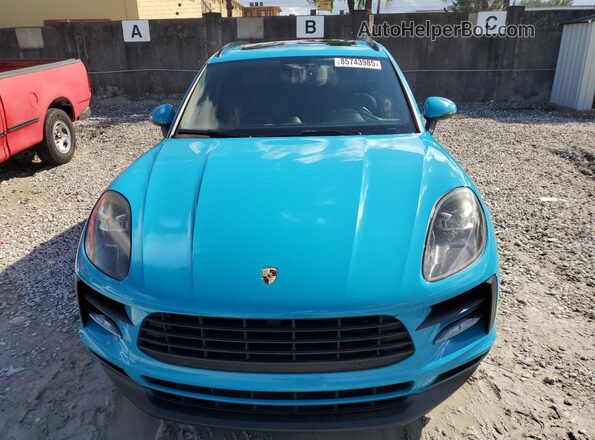 WP1AA2A5XLLB04715 2020 PORSCHE MACAN Turquoise Вид спереду
