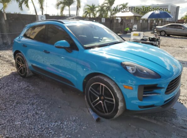 WP1AA2A5XLLB04715 2020 PORSCHE MACAN Turquoise Передня права чверть