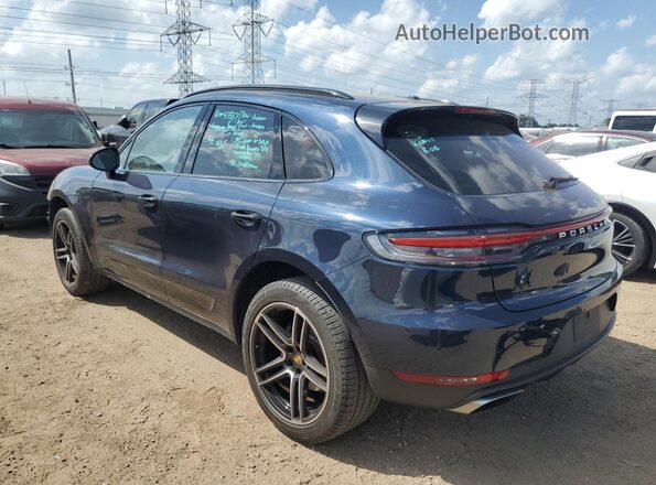 WP1AA2A5XMLB17692 2021 PORSCHE MACAN Blue Rear left