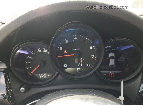 WP1AA2A5XMLB17692 2021 PORSCHE MACAN Blue Instrument cluster view