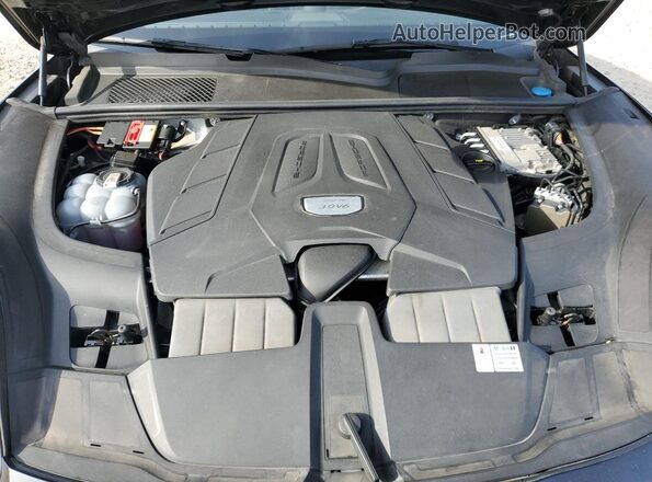 WP1AA2AY2MDA03898 2021 PORSCHE CAYENNE Black Vista del compartimento del motor