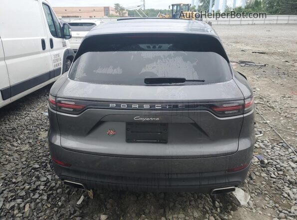 WP1AA2AY8MDA00729 2021 PORSCHE CAYENNE Gray უკანა ხედი