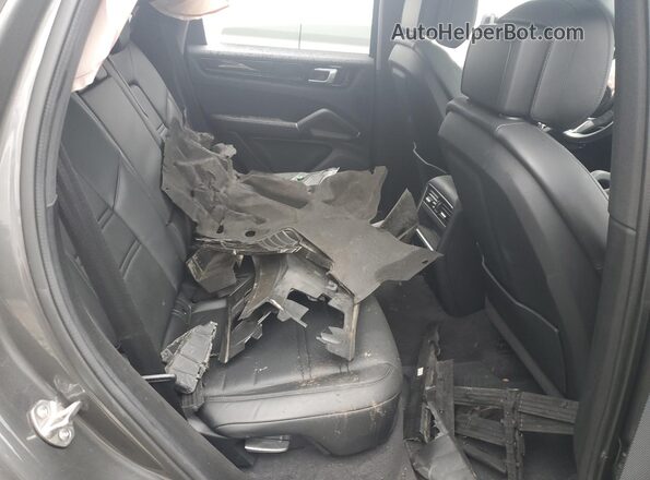 WP1AA2AY8MDA00729 2021 PORSCHE CAYENNE Gray უკანა სავარძლების ხედი