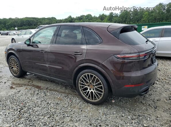 WP1AA2AY8NDA06760 2022 PORSCHE CAYENNE Burgundy Rear left
