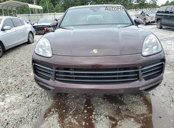 WP1AA2AY8NDA06760 2022 PORSCHE CAYENNE Burgundy Front view
