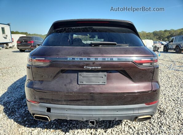 WP1AA2AYXLDA00200 2020 PORSCHE CAYENNE Purple უკანა ხედი