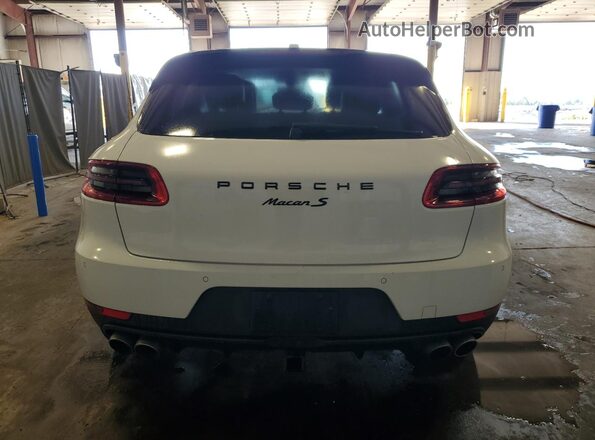 WP1AB2A52GLB54768 2016 PORSCHE MACAN White Вид ззаду