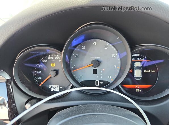 WP1AB2A52LLB37303 2020 PORSCHE MACAN Черный Вид щитка приборов