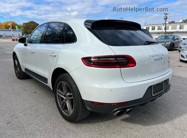 WP1AB2A53GLB42337 2016 PORSCHE MACAN Белый Задняя правая четверть