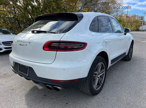 WP1AB2A53GLB42337 2016 PORSCHE MACAN Белый Передняя правая четверть