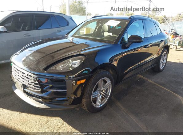 WP1AB2A53MLB35576 2021 PORSCHE MACAN Черный Передняя левая четверть