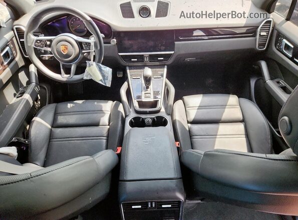 WP1AB2AY6PDA14842 2023 PORSCHE CAYENNE Black Dashboard view