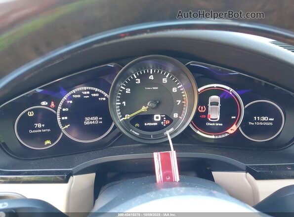 WP1AE2AY0MDA24060 2021 PORSCHE CAYENNE Серый Вид задних сидений