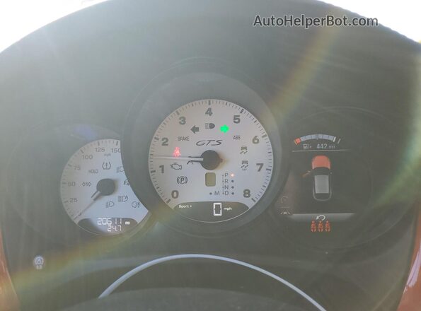 WP1AF2A50PLB56300 2023 PORSCHE MACAN Orange Вид щитка приладів
