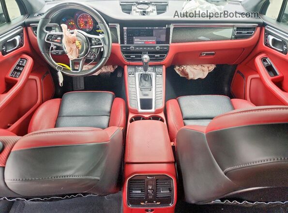 WP1AF2A55LLB60692 2020 PORSCHE MACAN Gray წინა პანელის ხედი