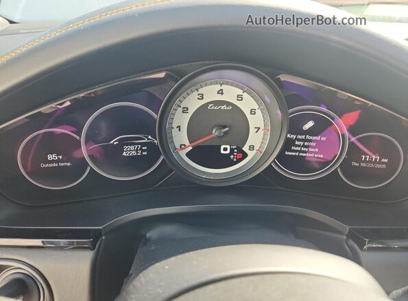 WP1AF2AY6NDA44506 2022 PORSCHE CAYENNE Белый Вид щитка приборов