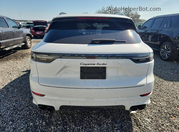 WP1AF2AY6NDA44506 2022 PORSCHE CAYENNE Белый Вид сзади