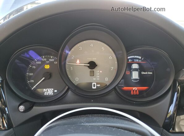 WP1AG2A50PLB38411 2023 PORSCHE MACAN Burgundy Vista del cuadro de instrumentos