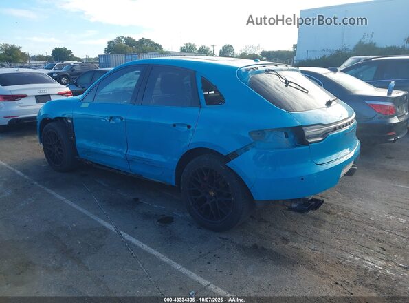 WP1AG2A54LLB55755 2020 PORSCHE MACAN Blue Հետևի ձախ