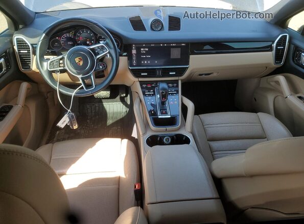 WP1BA2AY7MDA40322 2021 PORSCHE CAYENNE Blue Vista del salpicadero