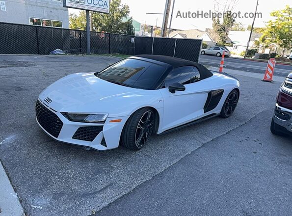 WUA4BCFX5M7901463 2021 AUDI R8 White Trasero derecho