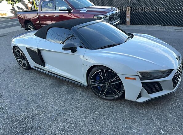 WUA4BCFX5M7901463 2021 AUDI R8 White Trasero izquierdo