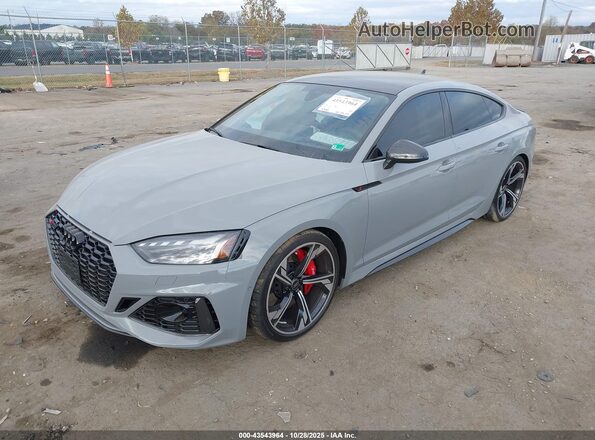 WUAAWCF51SA901594 2025 AUDI RS5 Gray Առջևի ձախ երեք քառորդ տեսարան