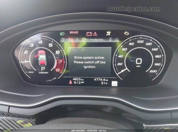 WUAAWCF51SA901594 2025 AUDI RS5 Gray Հետևի նստատեղերի տեսք
