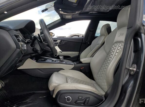 WUABWCF55KA906835 2019 AUDI RS5 Gray Vista interior delantera