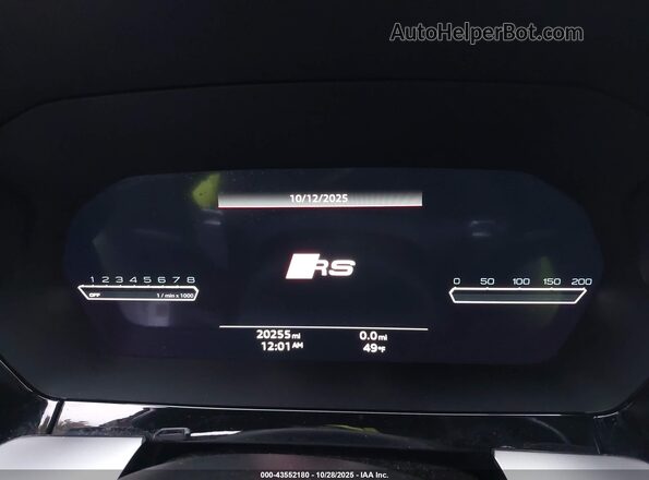 WUAG4DGY8PA900397 2023 AUDI RS3 White 