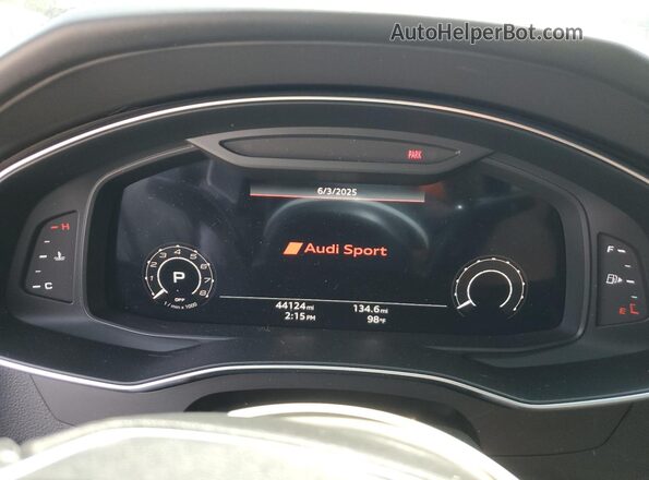 WUAPCBF29MN901079 2021 AUDI RS7 Black Vista del cuadro de instrumentos