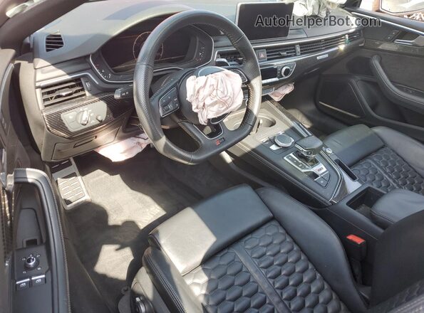 WUAPWAF50JA902135 2018 AUDI RS5 Red Dashboard view