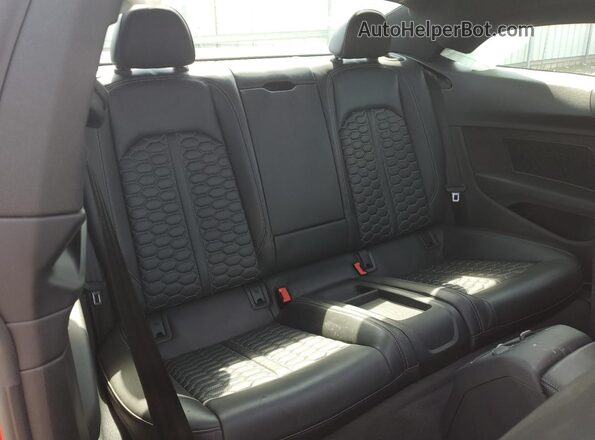 WUAPWAF50JA902135 2018 AUDI RS5 Red Rear seats view