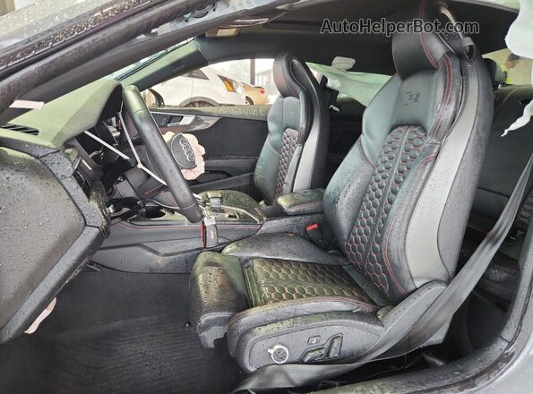 WUAPWAF58JA905090 2018 AUDI RS5 Gray Widok wnętrza z przodu