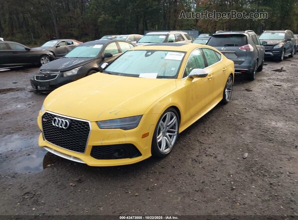 WUAW2AFC8GN903802 2016 AUDI RS7 Yellow Przód lewy