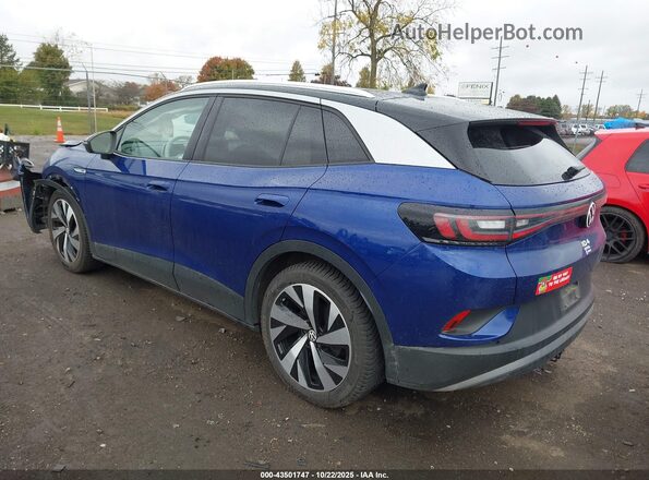 WVGDMPE21MP008528 2021 VOLKSWAGEN ID.4 Blue Задня ліва чверть