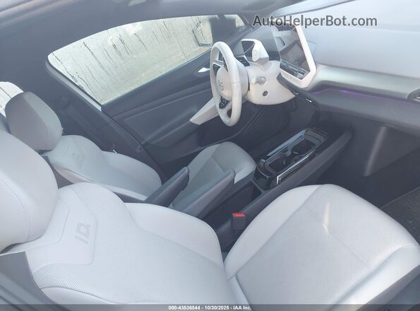 WVGDMPE22MP018971 2021 VOLKSWAGEN ID.4 Белый Вид салона спереди