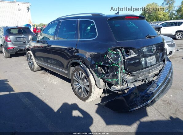 WVGRF7BPXHD001410 2017 VOLKSWAGEN TOUAREG Черный Задняя левая четверть