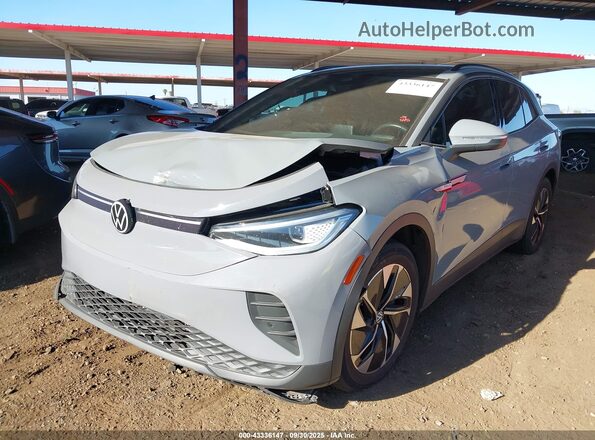 WVGTMPE23MP058780 2021 VOLKSWAGEN ID.4 Gray Դիմացի տեսք