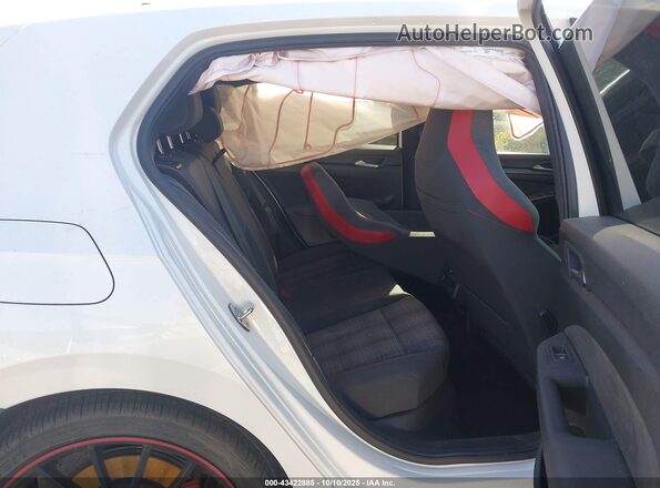 WVW9A7CD4PW188721 2023 VOLKSWAGEN GOLF White VIN კოდის სტიკერის ხედი