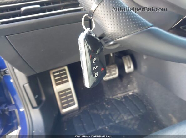 WVWAB7CD5PW183053 2023 VOLKSWAGEN GOLF Blue Dashboard view
